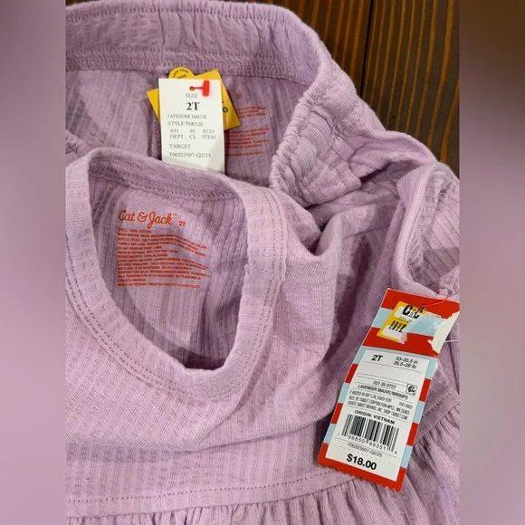 NWT Cat & Jack 2 piece set Girls 2t - Picture 2 of 3